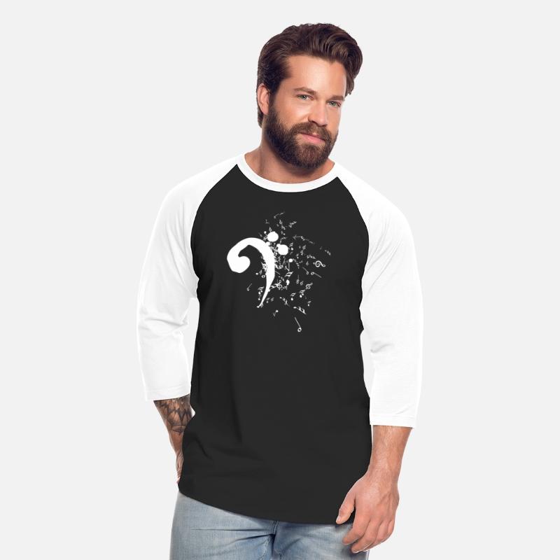 Bass Clef Music Notes Explosion Bassist Musician