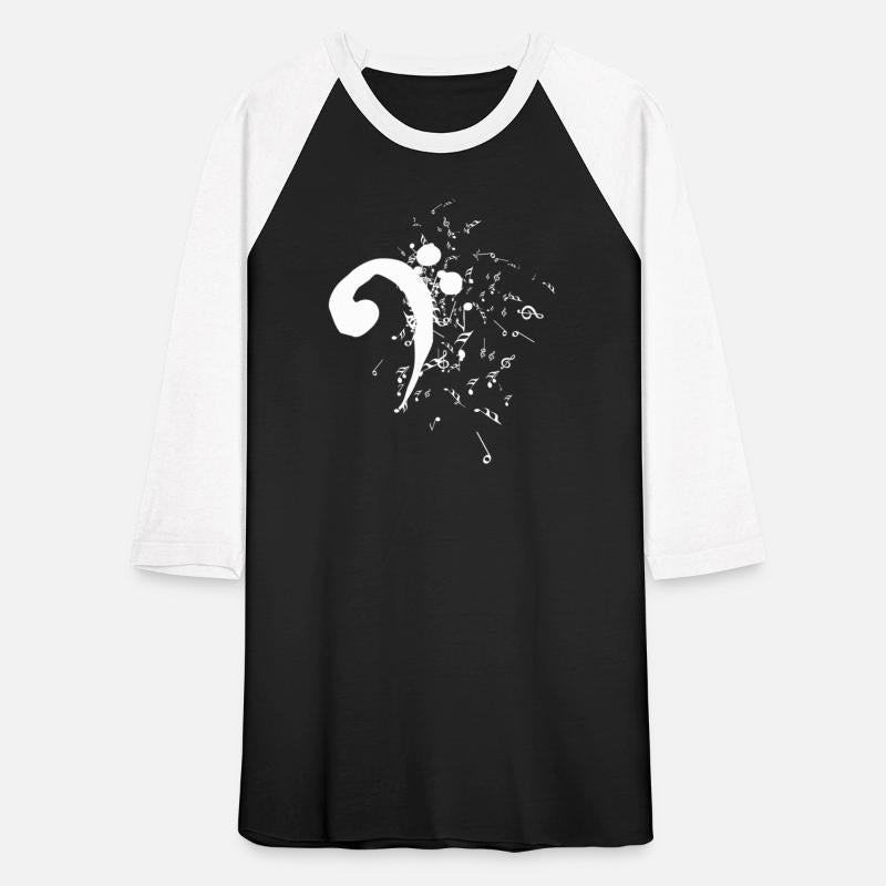 Bass Clef Music Notes Explosion Bassist Musician