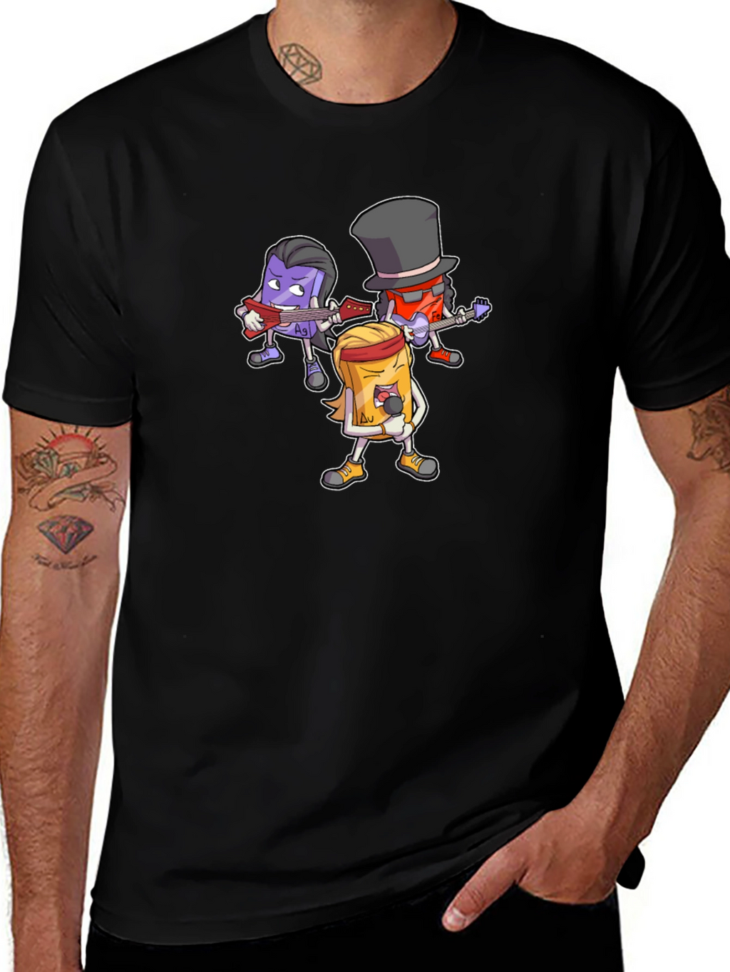 Band Tee: Periodic Table Rockers