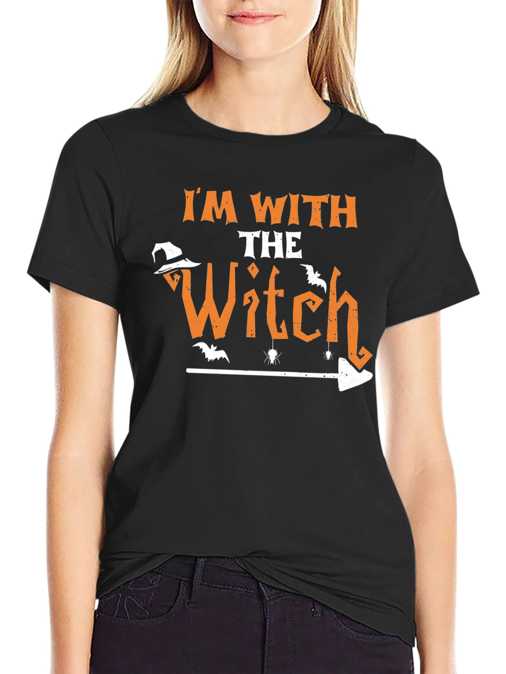 Im With The Witch Halloween T-Shirt