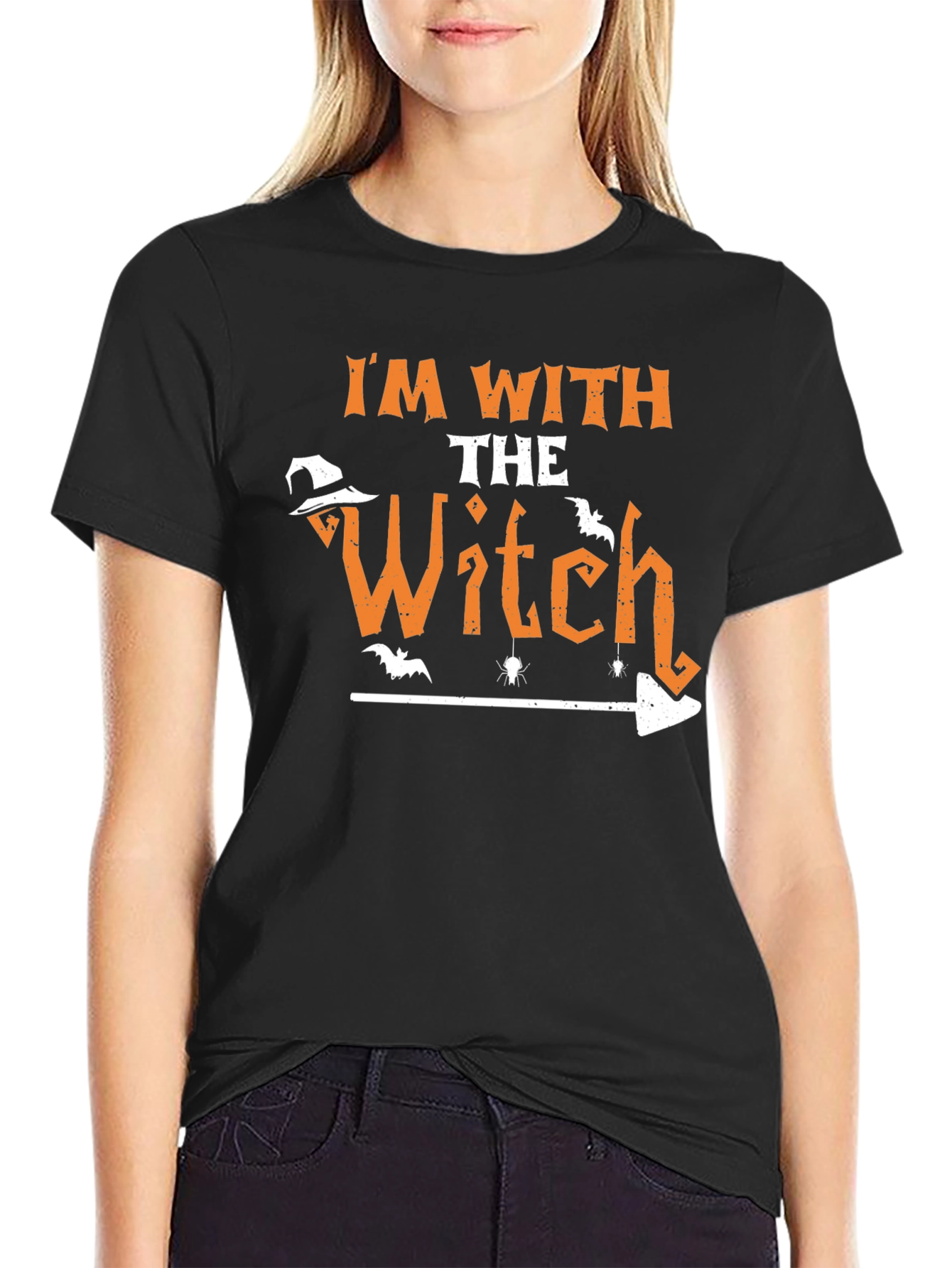 Im With The Witch Halloween T-Shirt