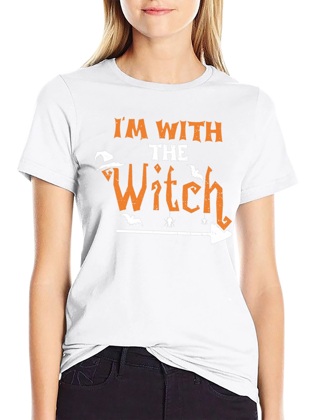 Im With The Witch Halloween T-Shirt