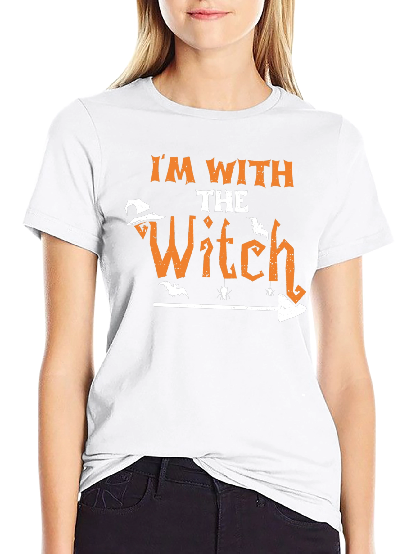 Im With The Witch Halloween T-Shirt