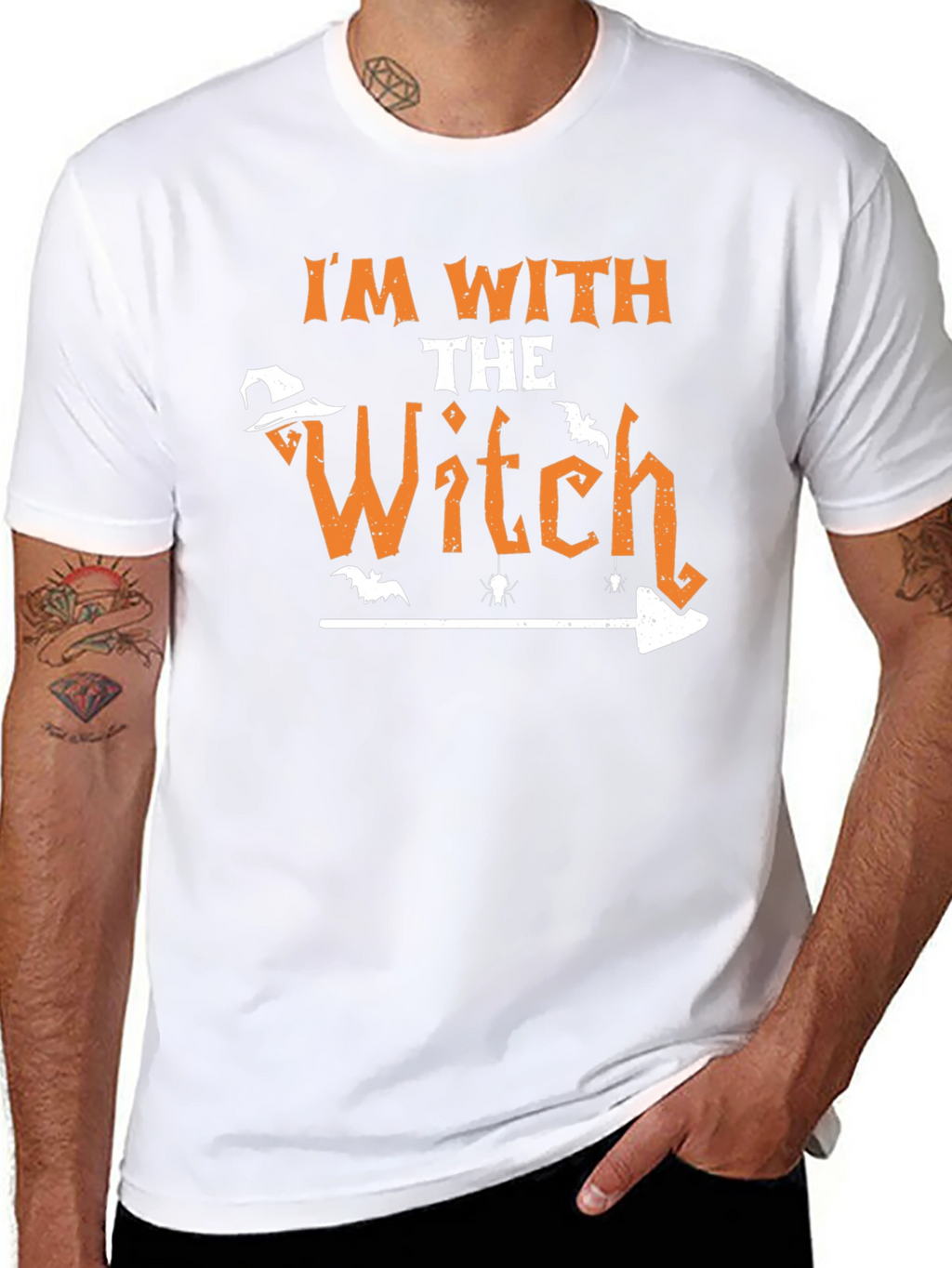 Im With The Witch Halloween T-Shirt