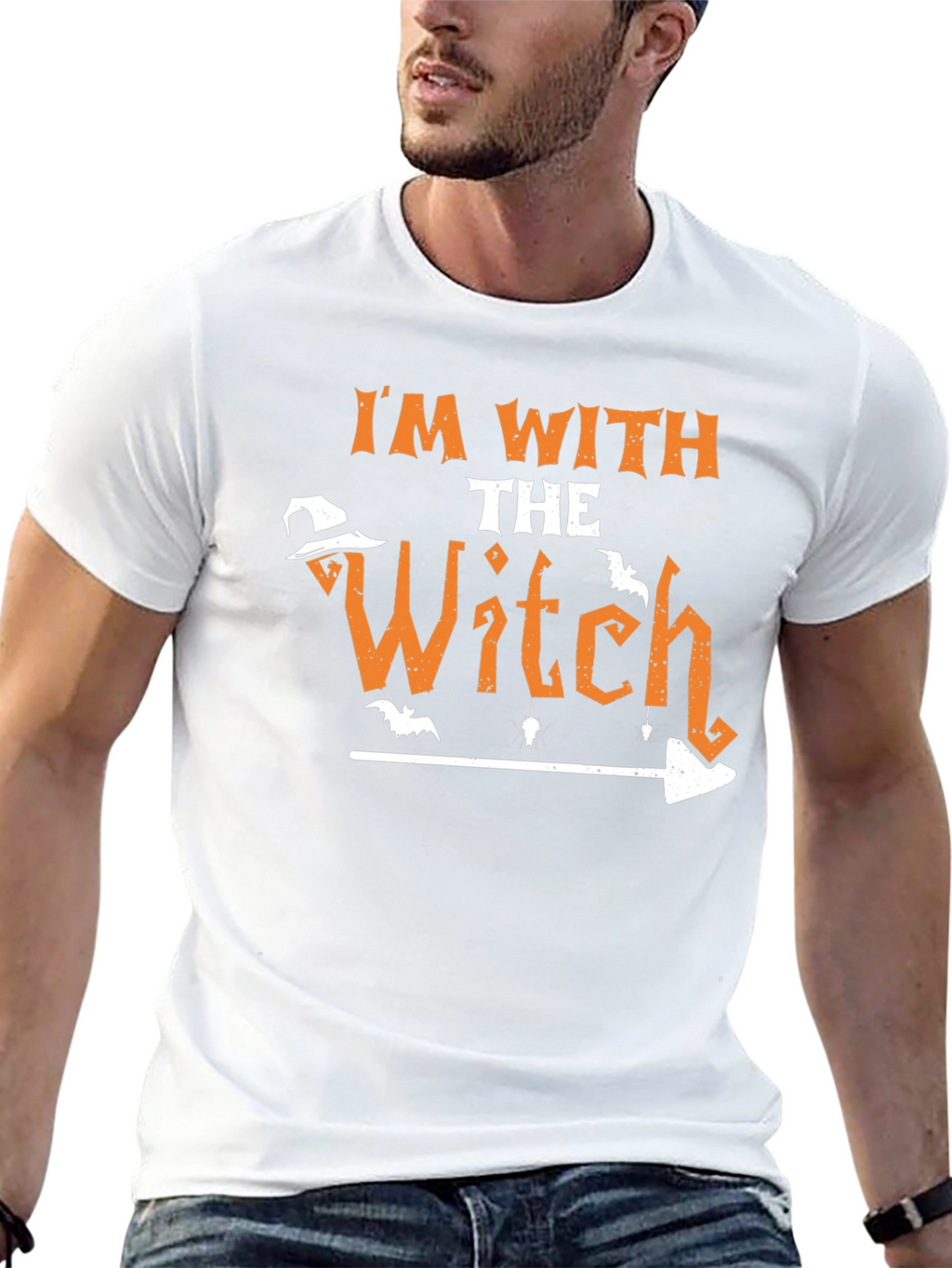 Im With The Witch Halloween T-Shirt