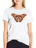 Moth Graphic T-Shirt - Unique Insect Design