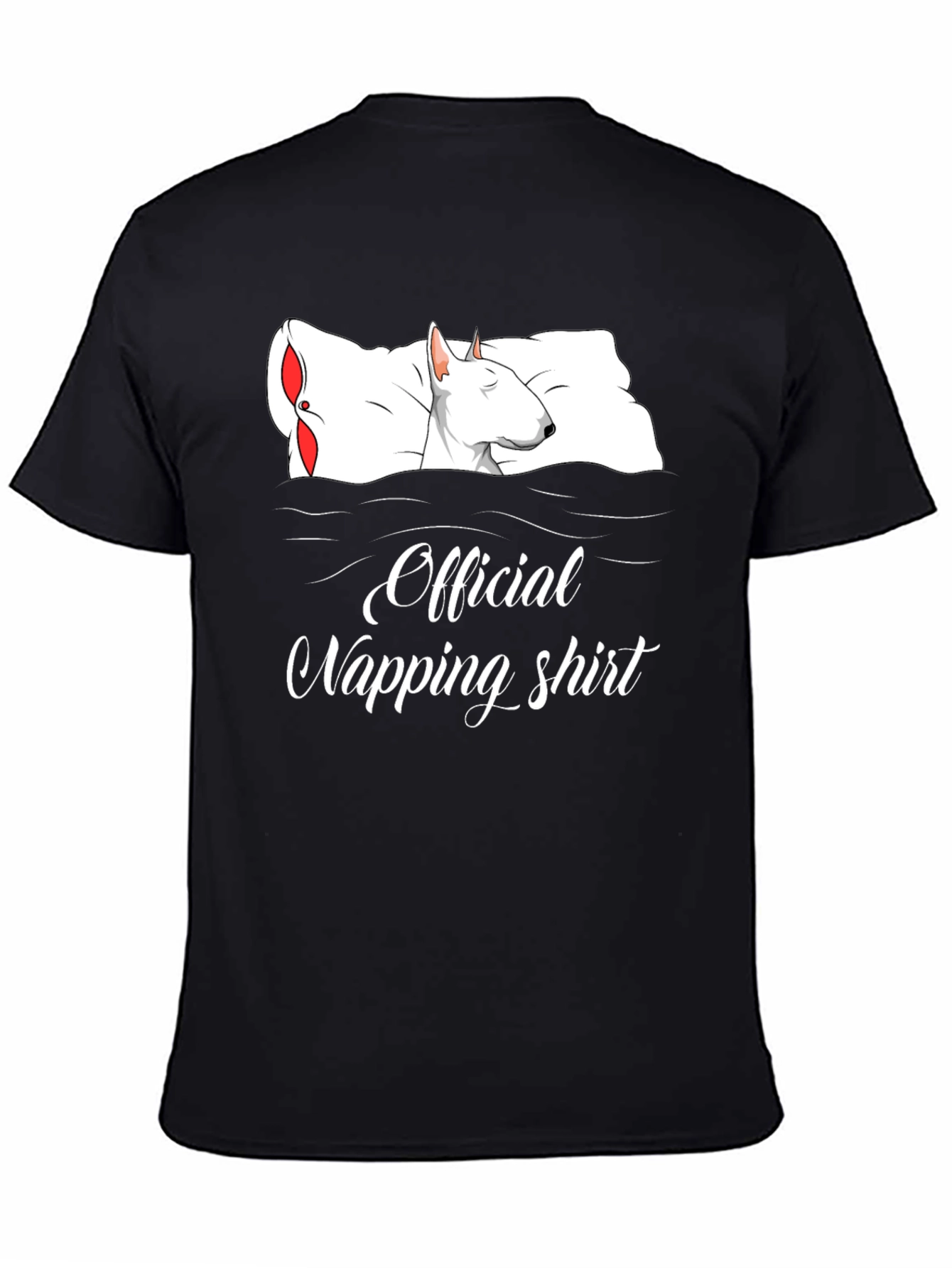 Official Napping Shirt – Funny Bull Terrier Dog Tee