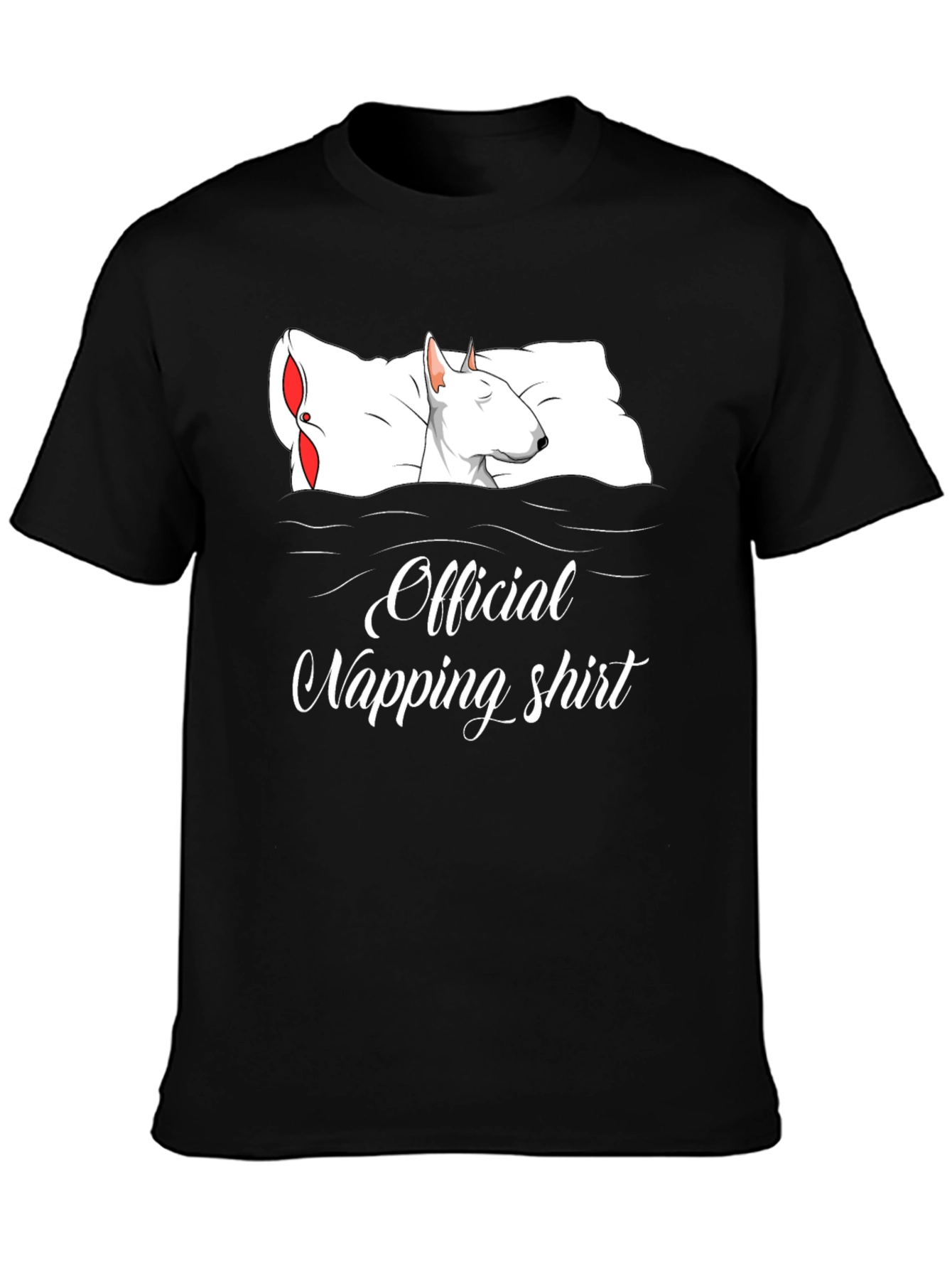 Official Napping Shirt – Funny Bull Terrier Dog Tee