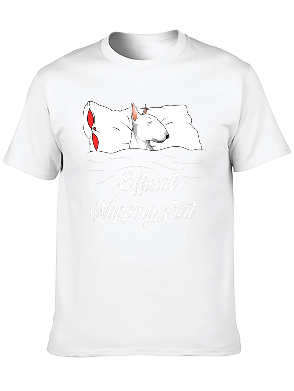 Official Napping Shirt – Funny Bull Terrier Dog Tee