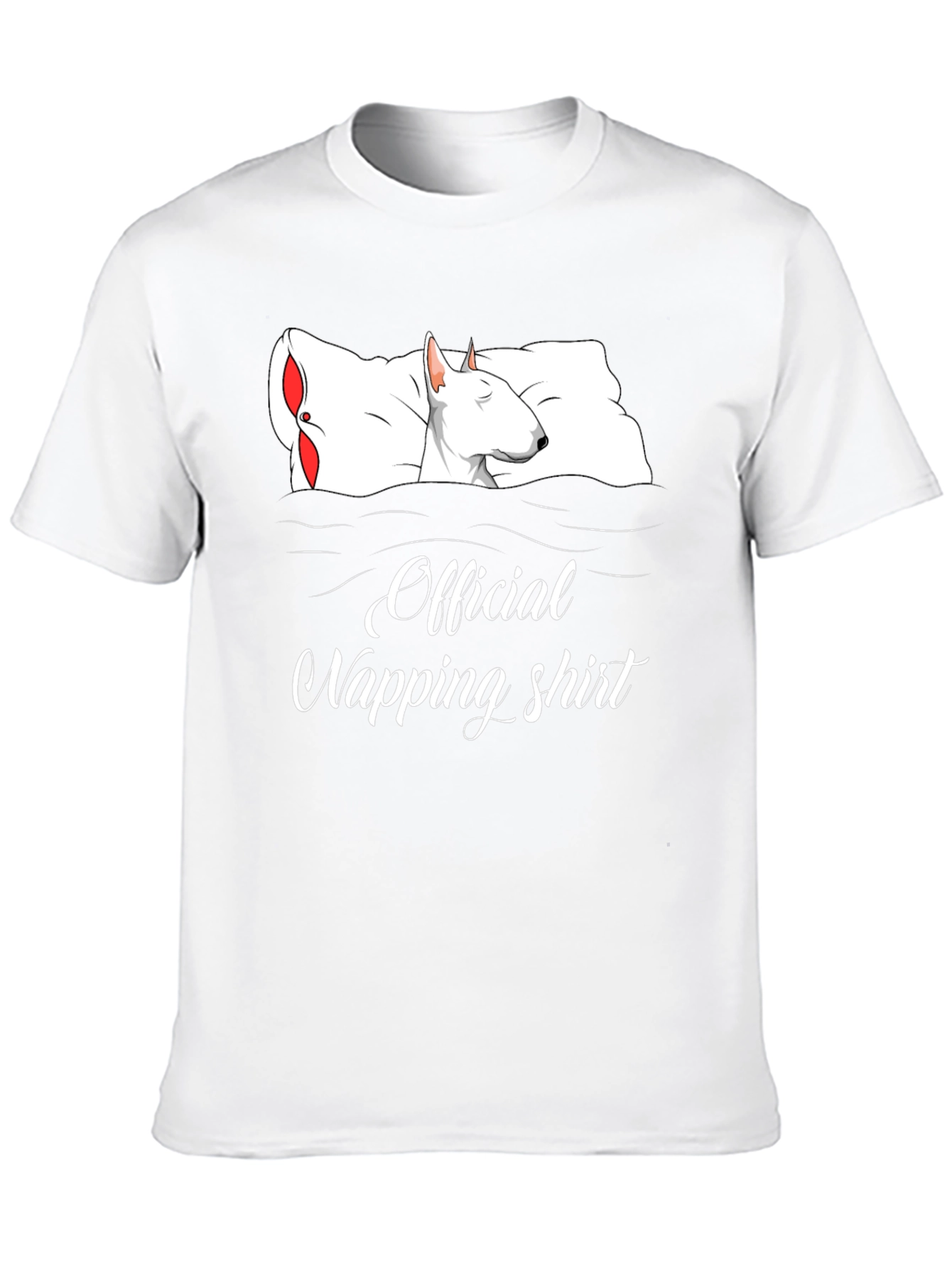 Official Napping Shirt – Funny Bull Terrier Dog Tee