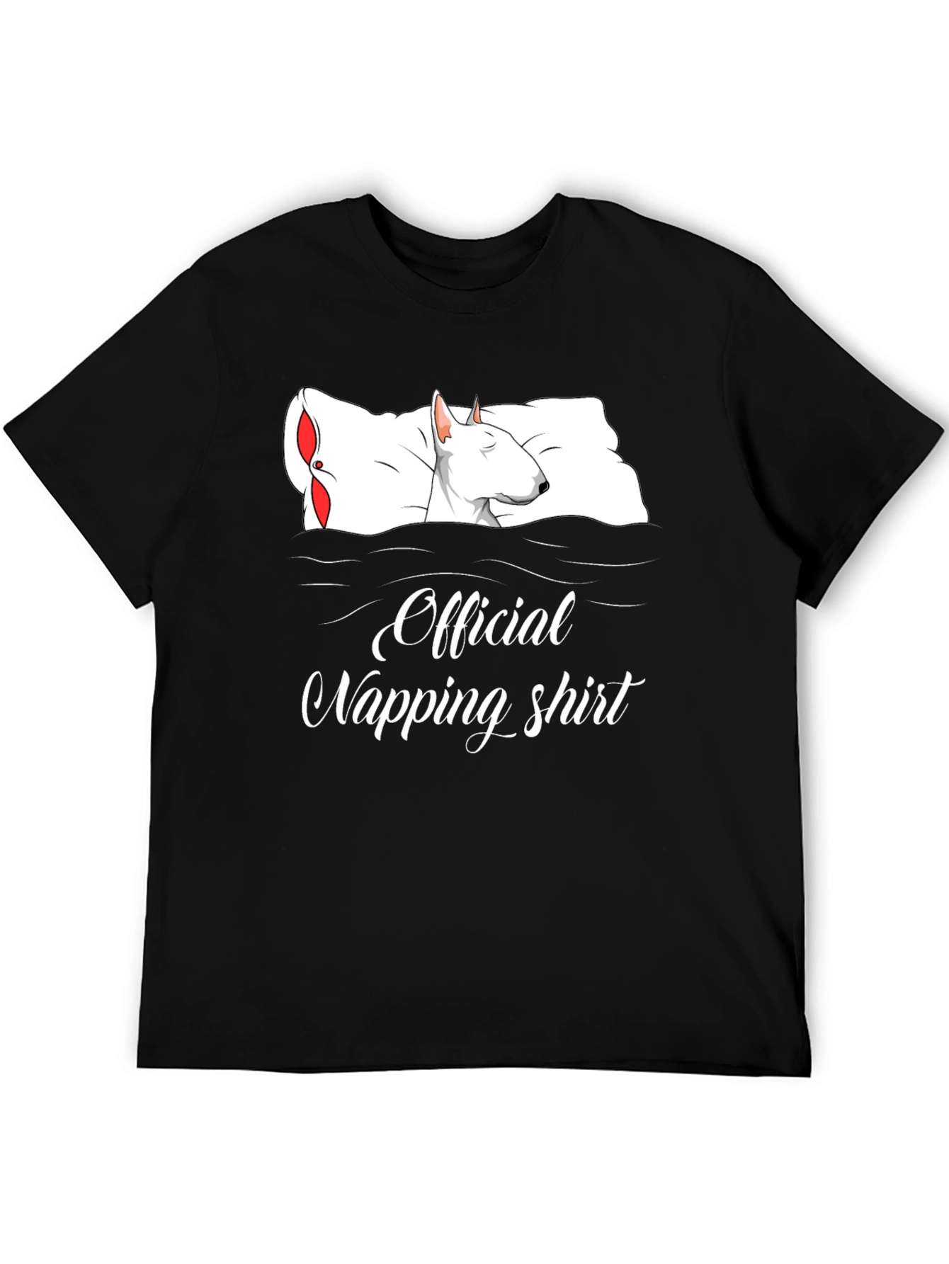 Official Napping Shirt – Funny Bull Terrier Dog Tee