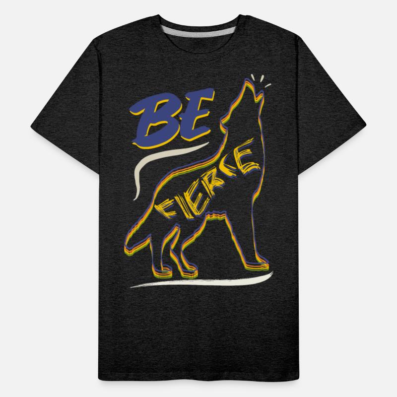 Be Fierce Wolf Design