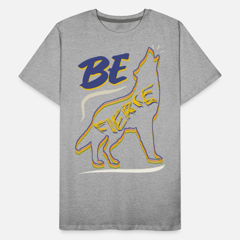 Be Fierce Wolf Design