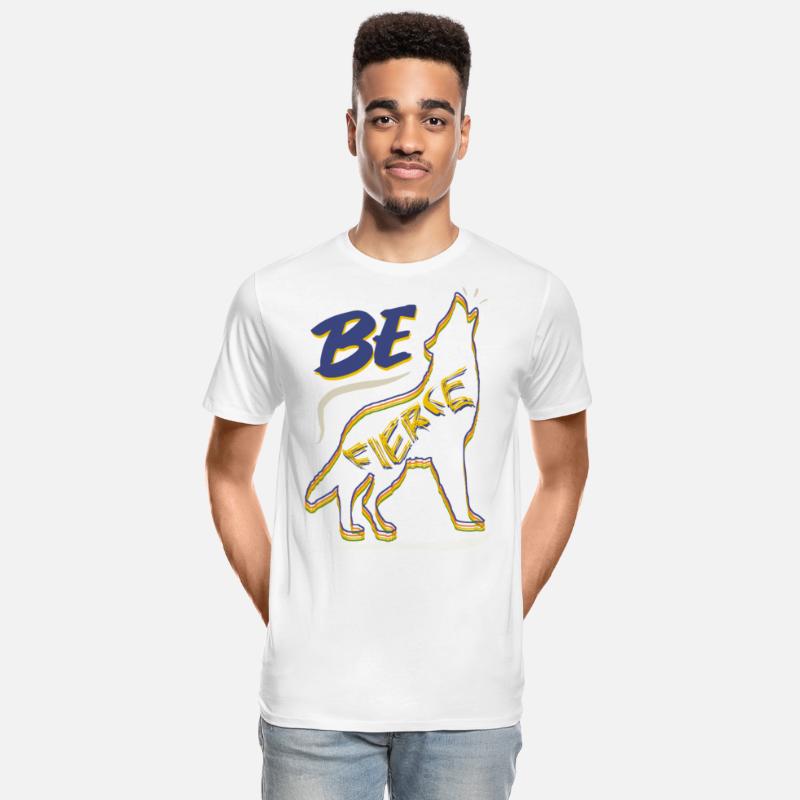 Be Fierce Wolf Design