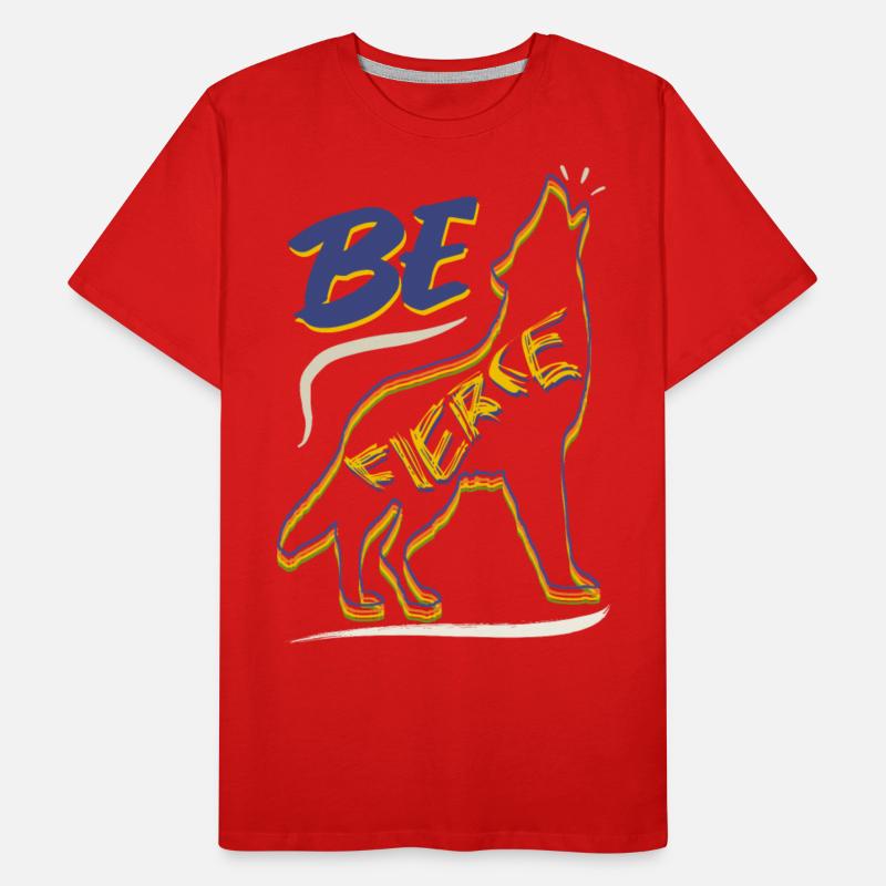 Be Fierce Wolf Design