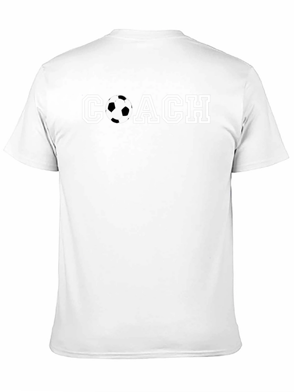 Soccer Coach Graphic T-Shirt - Black Cotton Tee