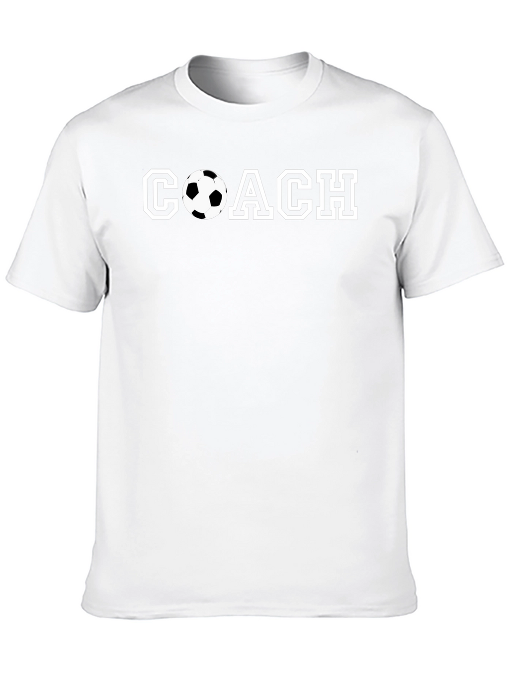 Soccer Coach Graphic T-Shirt - Black Cotton Tee
