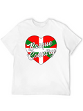 Basque Country Heart Flag T-Shirt