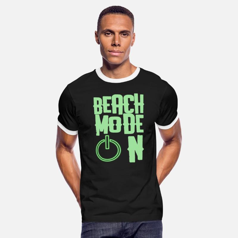 Beach mode on,switch on,green button