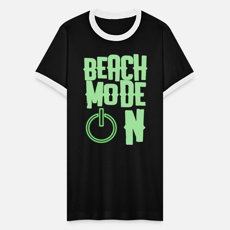 Beach mode on,switch on,green button
