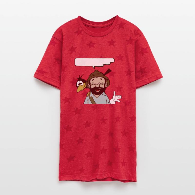 Bearded Man With Crow - Empty Speech Bubble