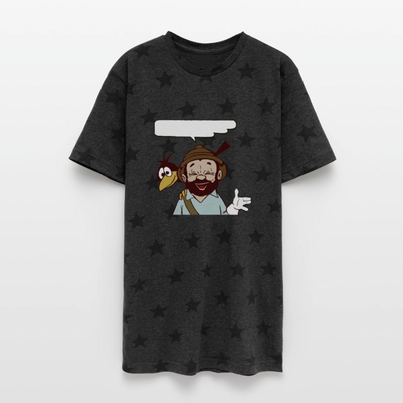 Bearded Man With Crow - Empty Speech Bubble