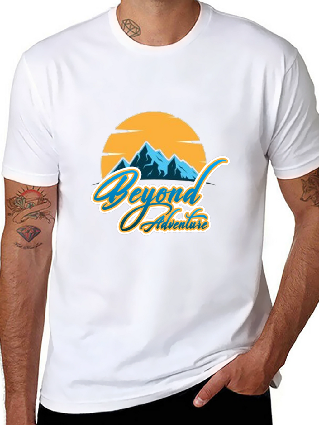 Beyond Adventure Mountain Graphic T-Shirt
