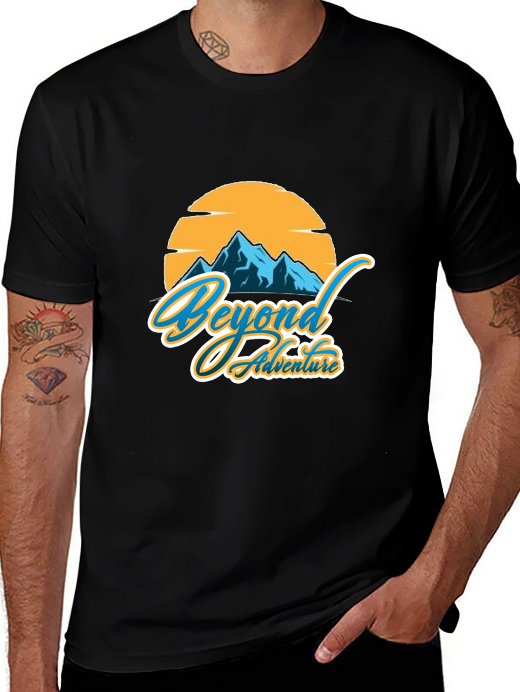 Beyond Adventure Mountain Graphic T-Shirt
