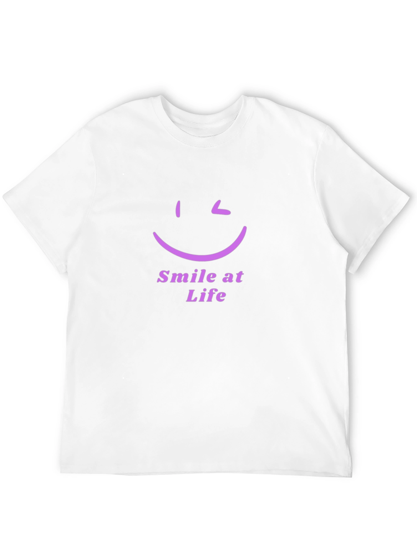 Smile at Life Black T-Shirt