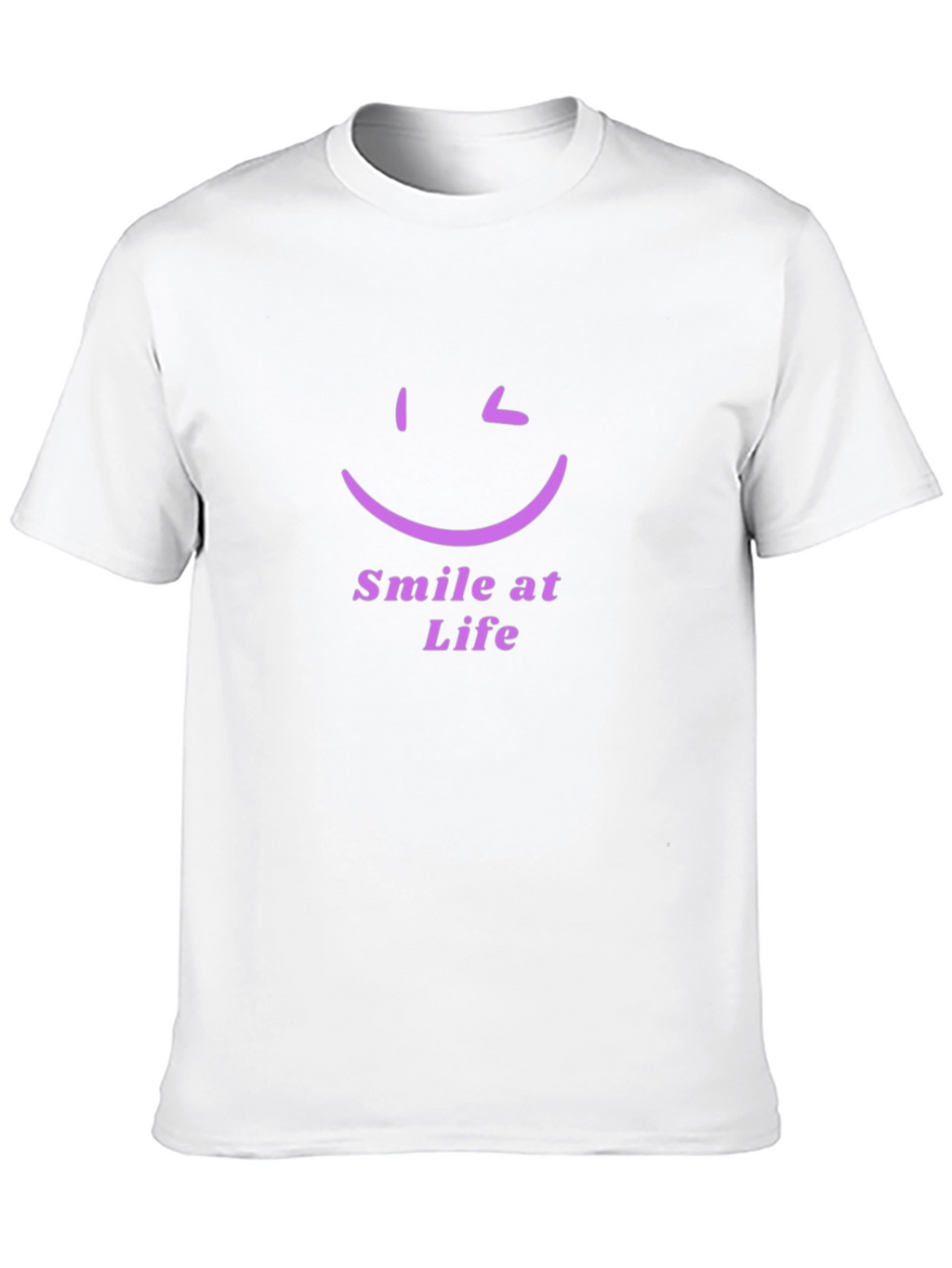 Smile at Life Black T-Shirt
