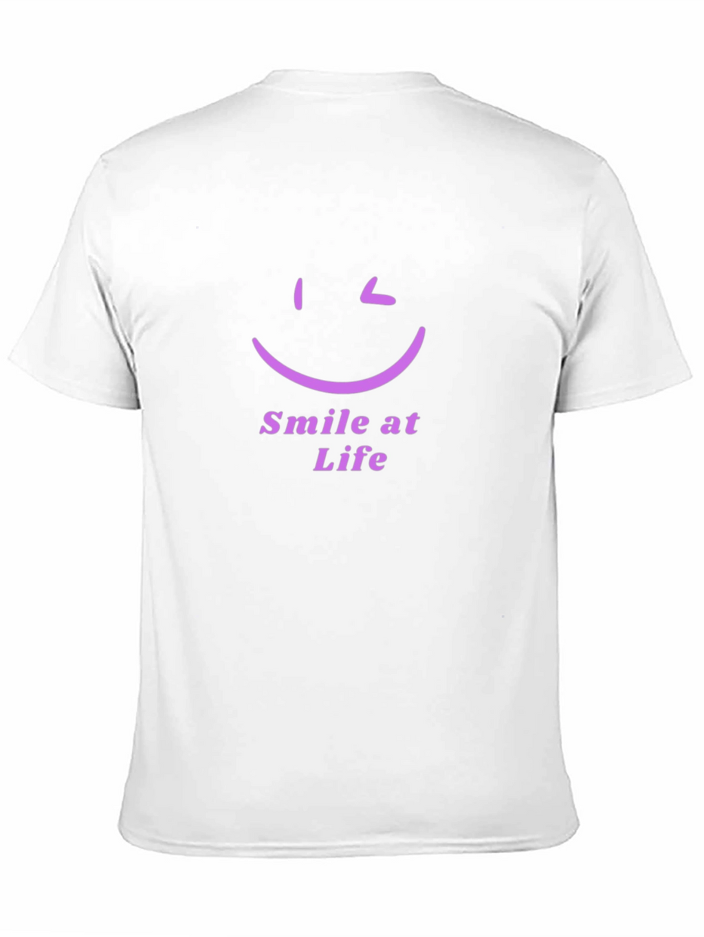 Smile at Life Black T-Shirt