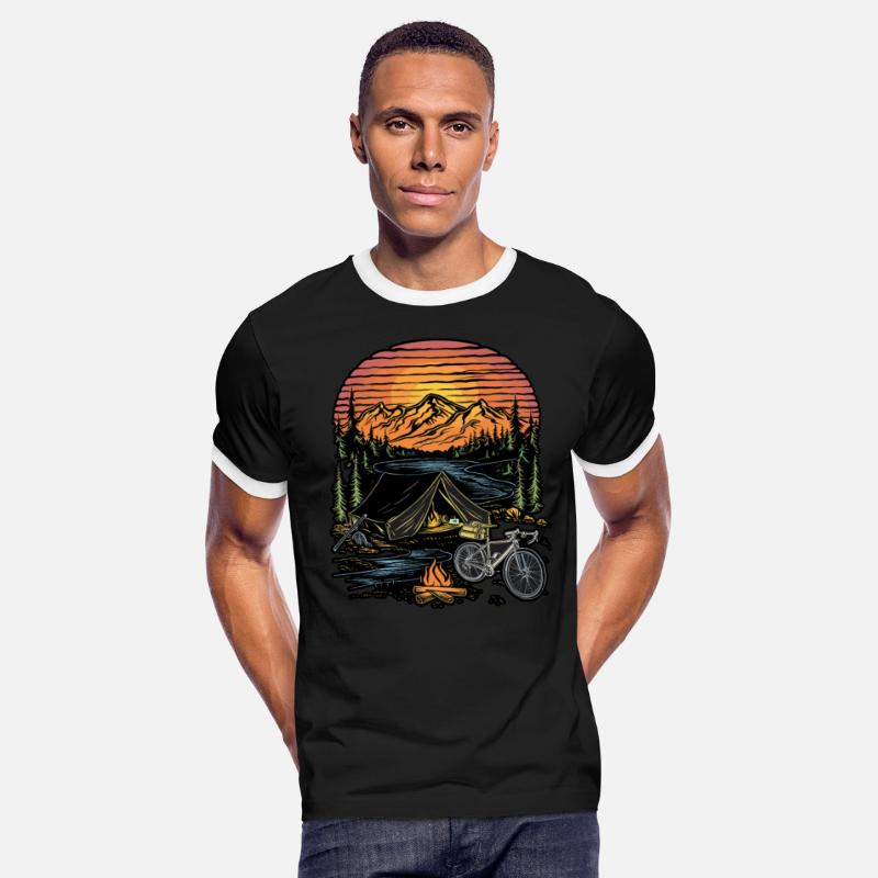 Bicycle Camping Mountains Nature Excursion