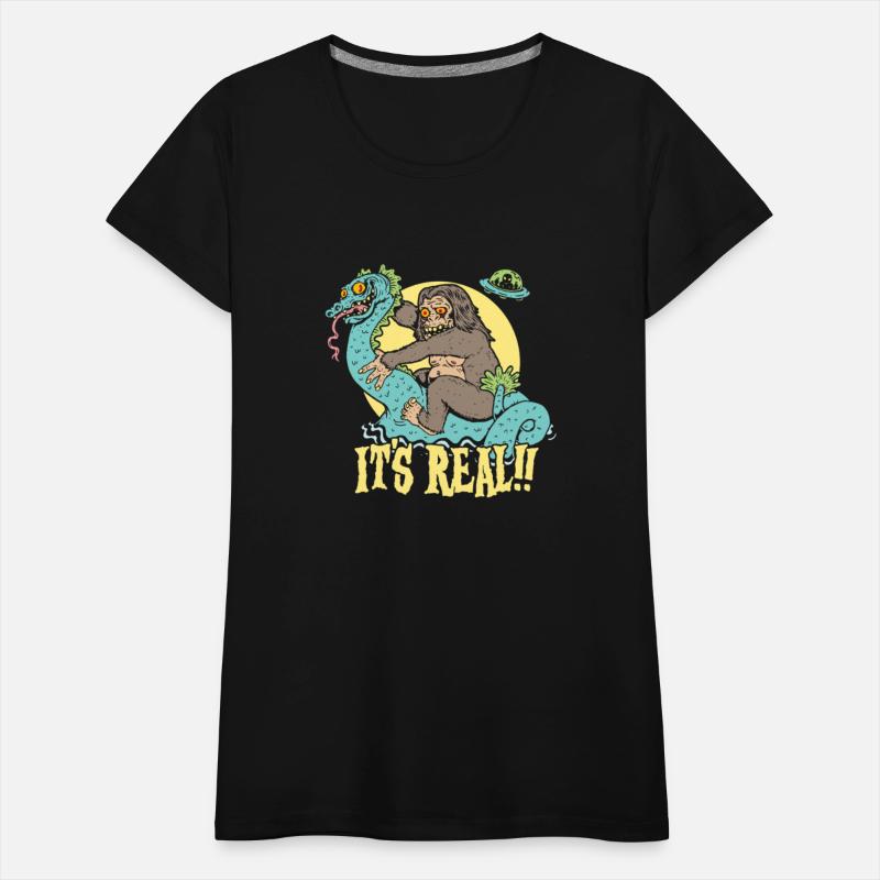 Bigfoot Rides Nessie UFO Cryptid Monster Mayhem