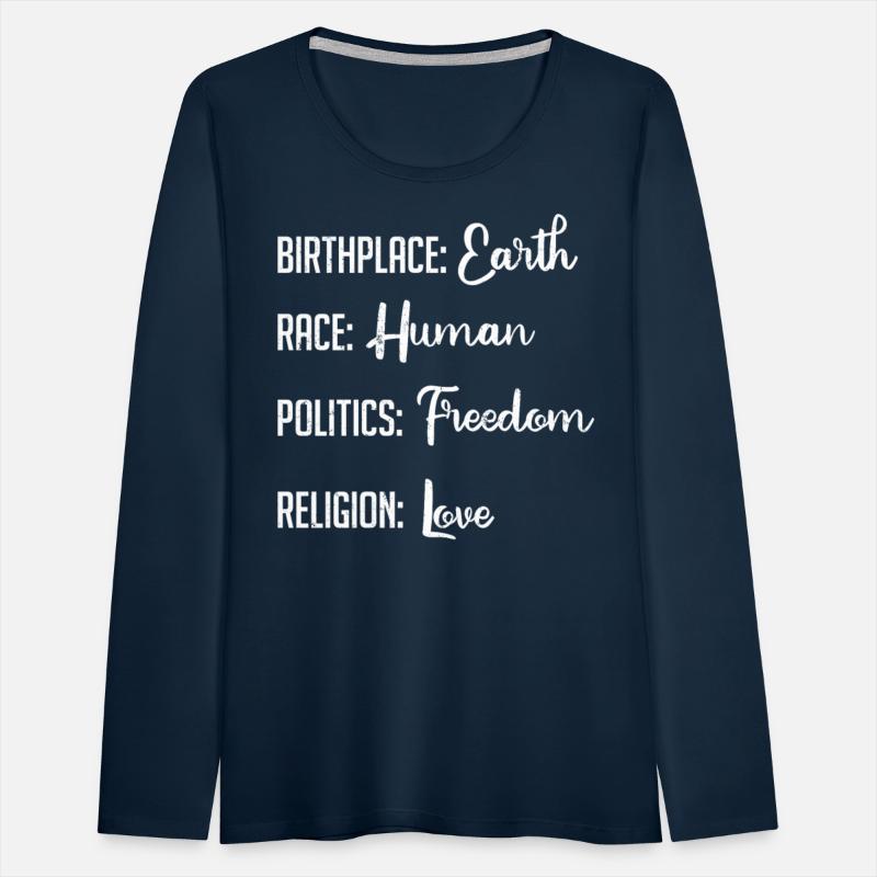 Birthplace Earth, Race Human, Politics Religion