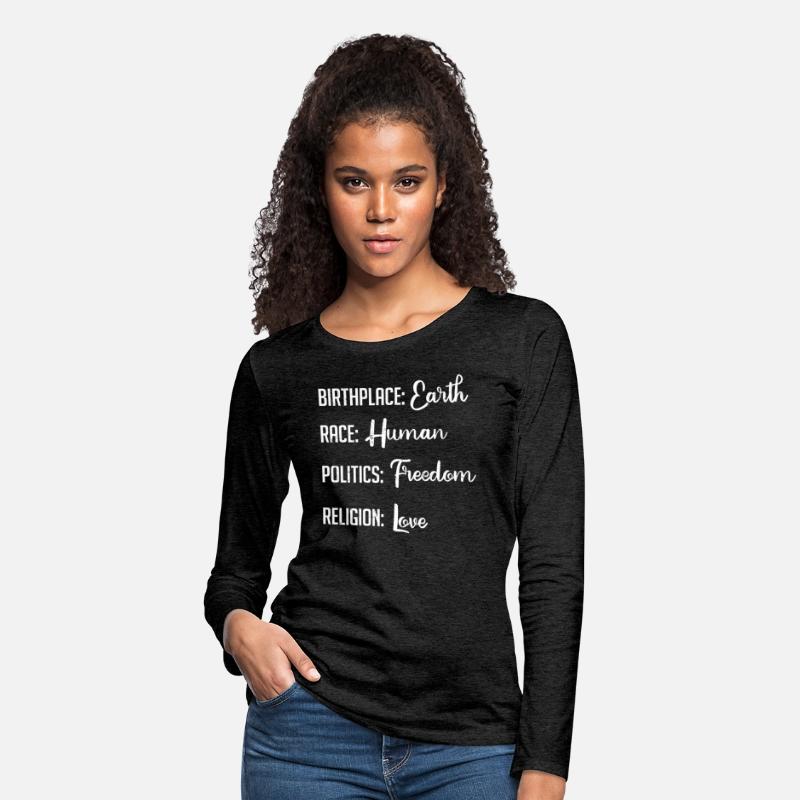 Birthplace Earth, Race Human, Politics Religion