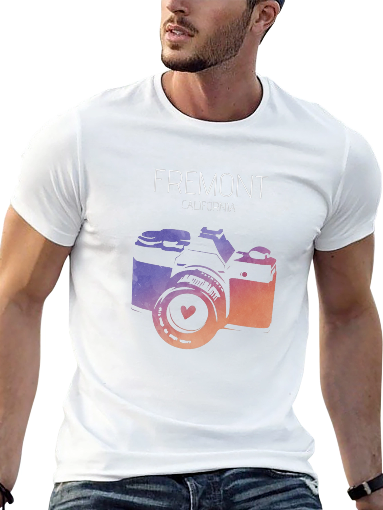 Fremont California Camera Graphic T-Shirt