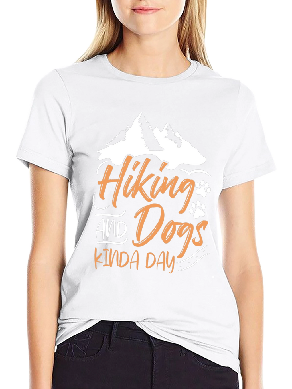 Hiking and Dogs Kinda Day T-Shirt – Outdoor Dog Lover Tee