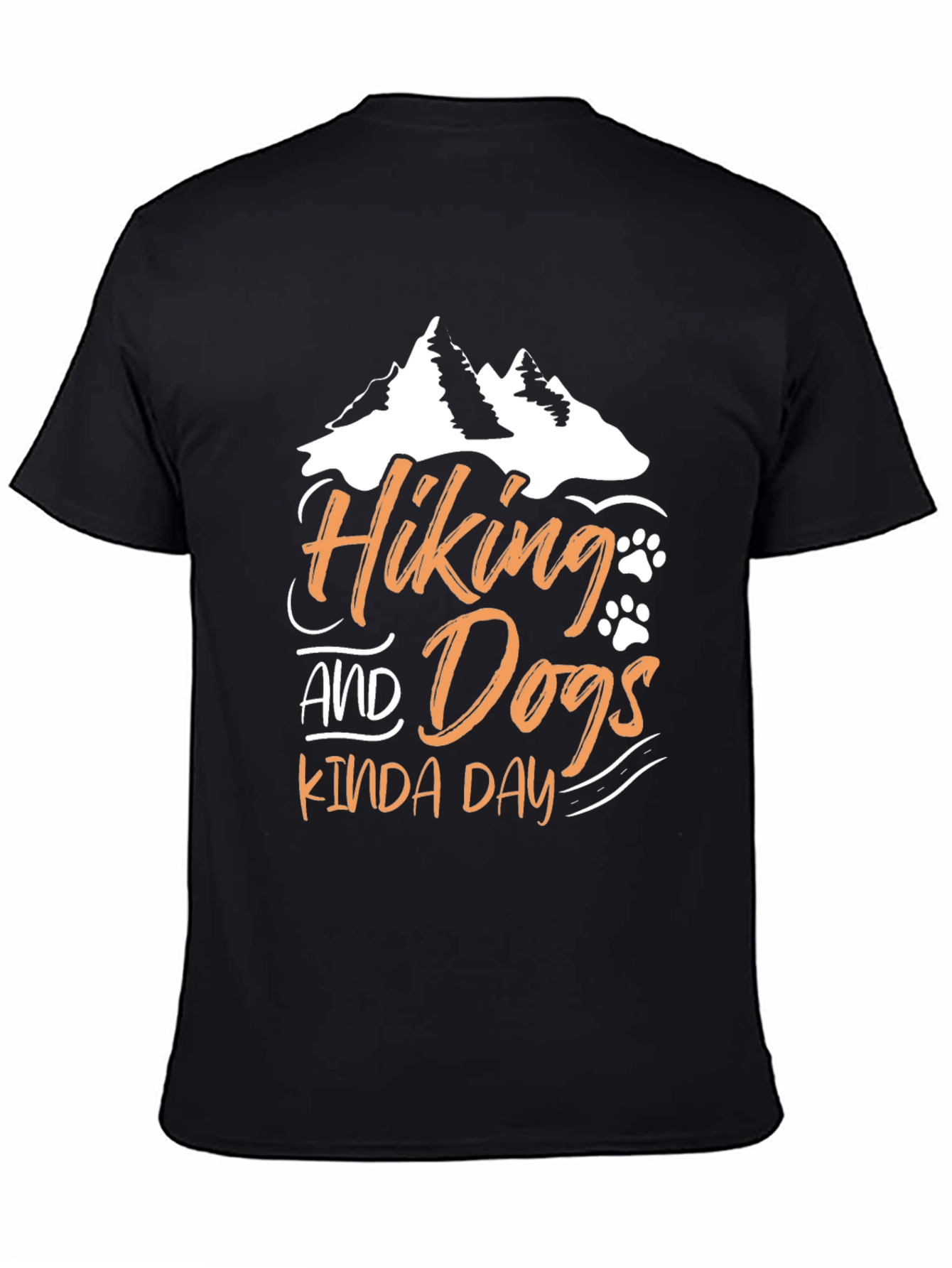 Hiking and Dogs Kinda Day T-Shirt – Outdoor Dog Lover Tee