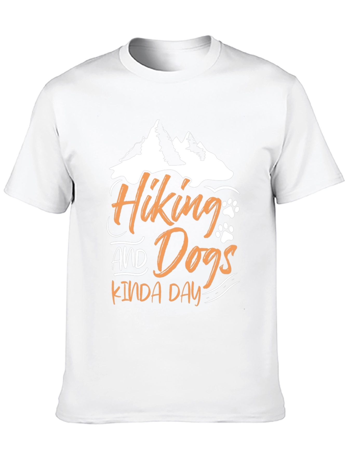 Hiking and Dogs Kinda Day T-Shirt – Outdoor Dog Lover Tee