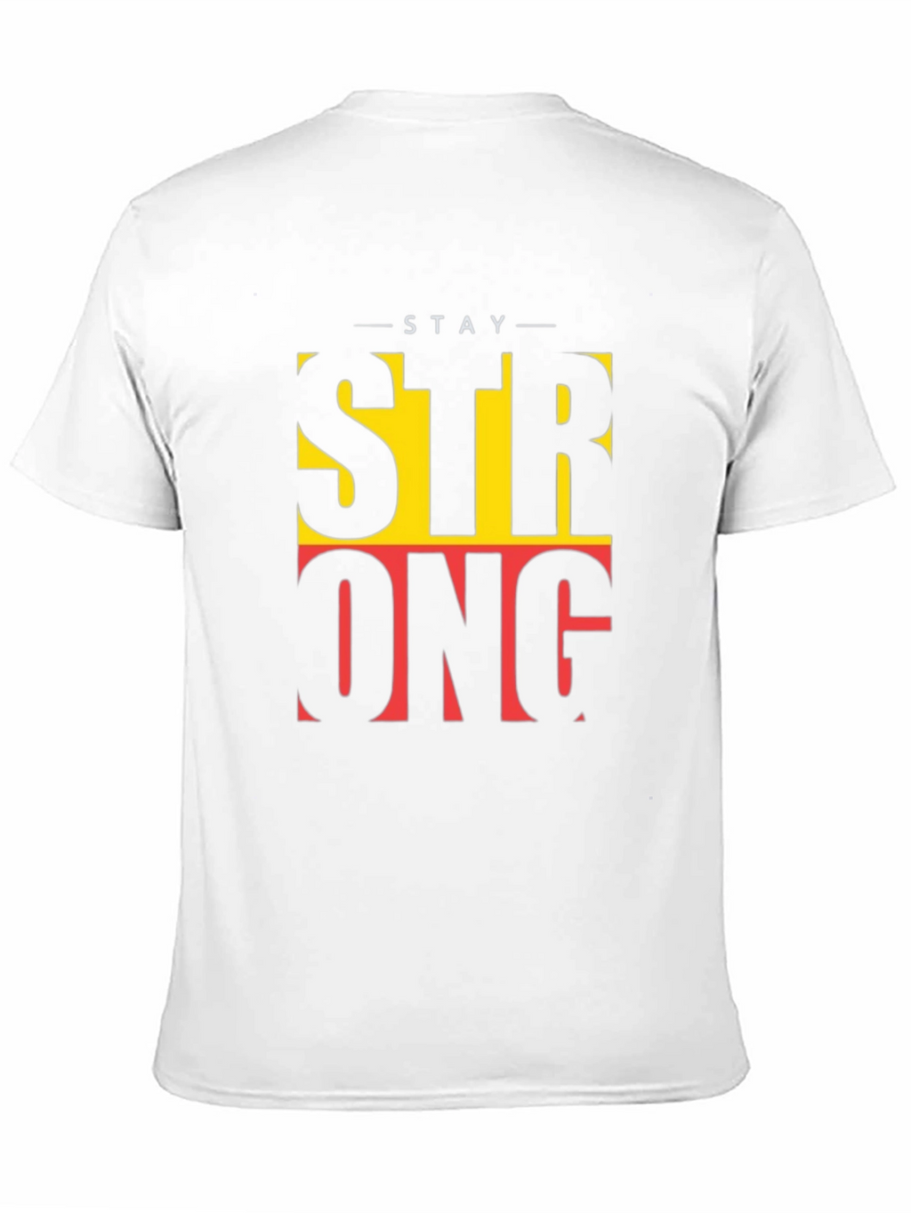 Stay Strong Graphic T-Shirt - Black