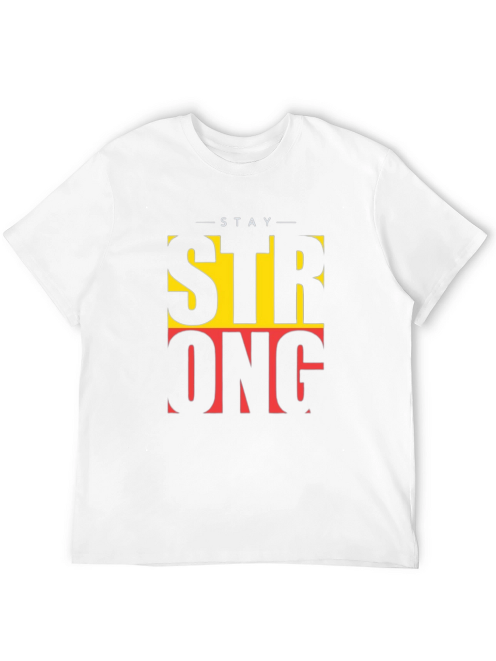 Stay Strong Graphic T-Shirt - Black
