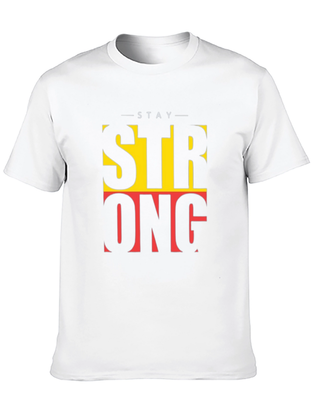 Stay Strong Graphic T-Shirt - Black