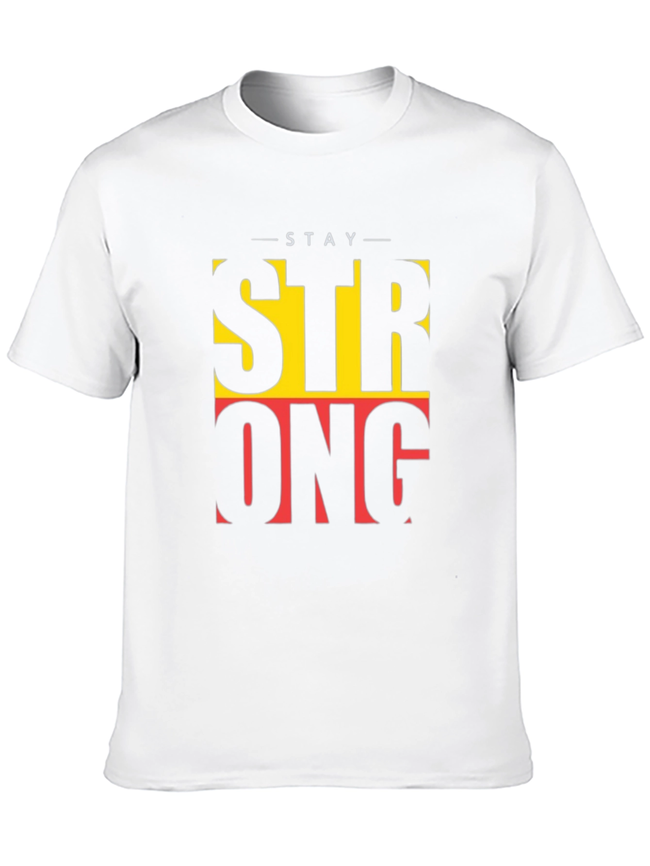 Stay Strong Graphic T-Shirt - Black