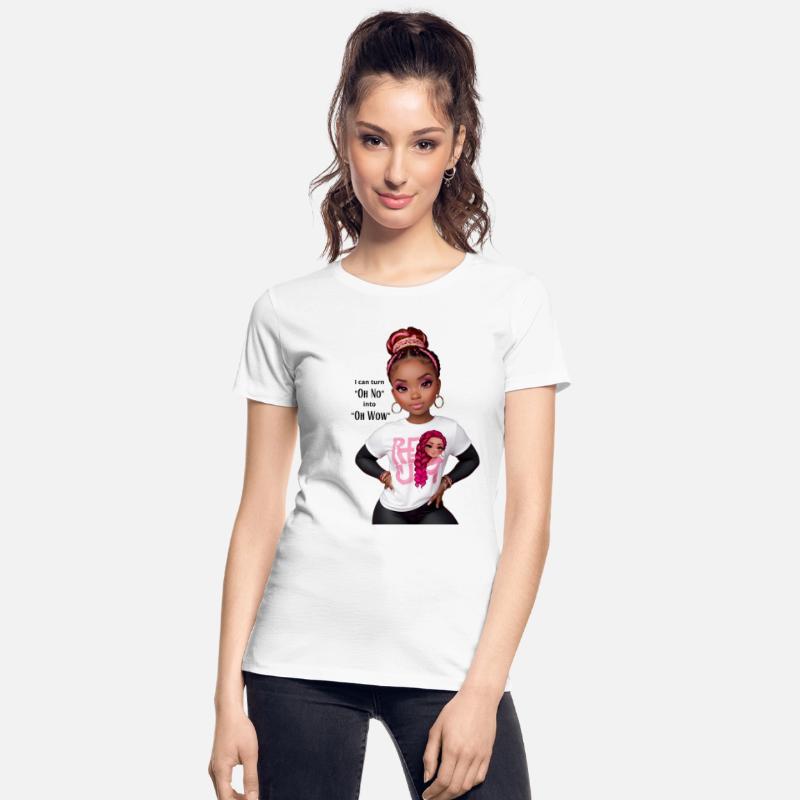 black cute girl, i can turn oh no into oh wow