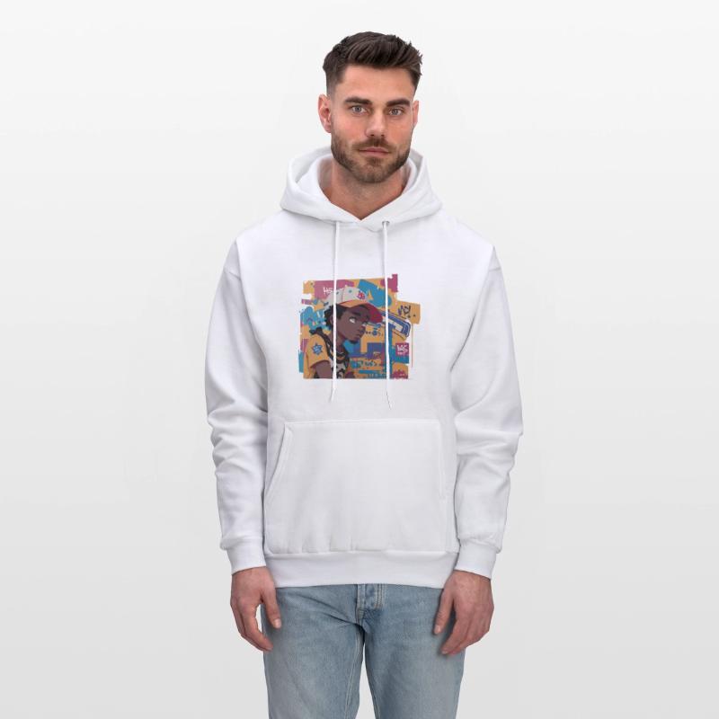 Black Kid in front of Graffiti Background