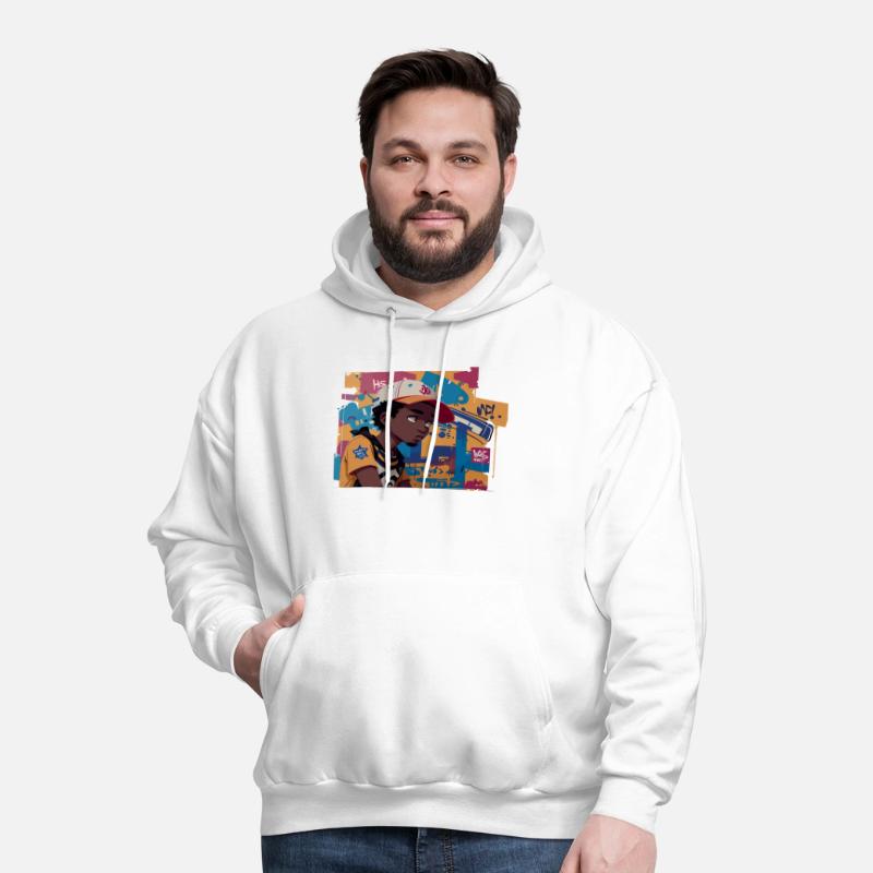 Black Kid in front of Graffiti Background