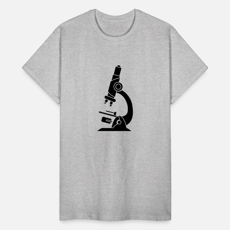 black microscope scientist researcher researching