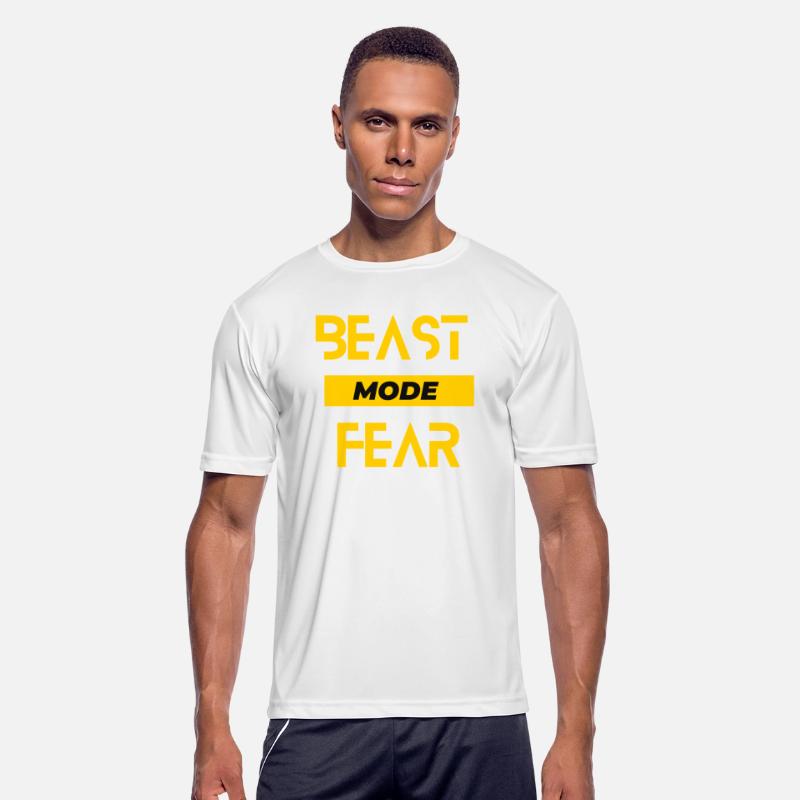 Black Yellow beast Typography T Shirt