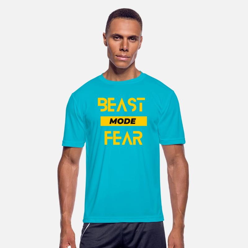 Black Yellow beast Typography T Shirt