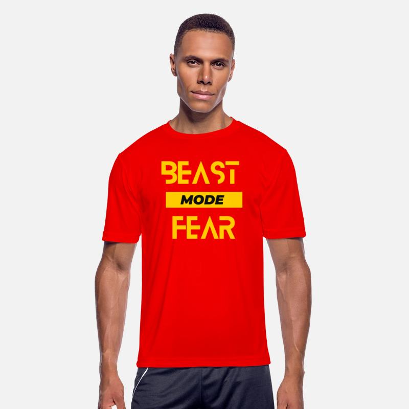Black Yellow beast Typography T Shirt